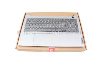 Keyboard incl. topcase DE (german) grey/grey with backlight original suitable for Lenovo ThinkBook 15 G2 ARE (20VG)