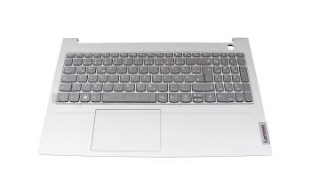 Keyboard incl. topcase DE (german) grey/grey with backlight original suitable for Lenovo ThinkBook 15 G2 ARE (20VG)