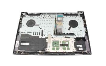 Keyboard incl. topcase DE (german) grey/grey with backlight original suitable for Lenovo Yoga Slim 7 Pro 16ARH7 (82UW)