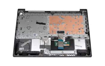 Keyboard incl. topcase DE (german) grey/silver fingerprint original suitable for Lenovo IdeaPad 3-15IGL05 (81WQ)