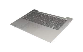 Keyboard incl. topcase DE (german) grey/silver original suitable for Lenovo IdeaPad 330S-14AST (81F8)