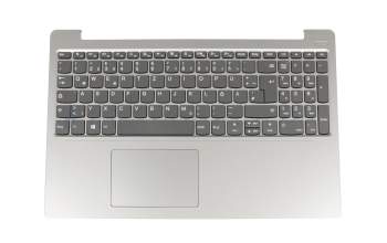 Keyboard incl. topcase DE (german) grey/silver original suitable for Lenovo IdeaPad 330S-15ARR (81FB/81JQ)