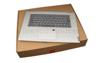 Keyboard incl. topcase DE (german) grey/silver original suitable for Lenovo IdeaPad C340-15IWL (81N5)
