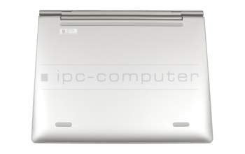 Keyboard incl. topcase DE (german) grey/silver original suitable for Lenovo IdeaPad D330-10IGM (81MD)