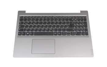 Keyboard incl. topcase DE (german) grey/silver original suitable for Lenovo IdeaPad S145-15IGM (81WT)
