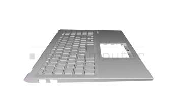 Keyboard incl. topcase DE (german) silver/silver original suitable for Asus VivoBook 15 R564DA