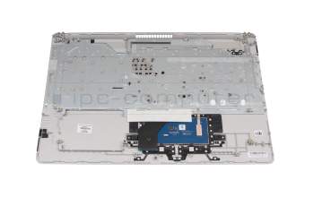 Keyboard incl. topcase DE (german) silver/silver suitable for HP 17-by2000