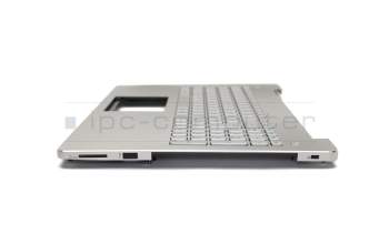 Keyboard incl. topcase DE (german) silver/silver with backlight original suitable for Asus ROG GL550JX