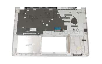 Keyboard incl. topcase DE (german) silver/silver with backlight original suitable for Asus X430FA