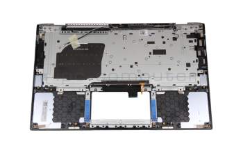 Keyboard incl. topcase DE (german) silver/silver with backlight original suitable for Asus ZenBook 14 UX431DA