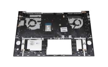 Keyboard incl. topcase DE (german) silver/silver with backlight original suitable for HP Envy 17-ch1000