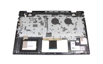 Keyboard incl. topcase DE (german) silver/silver with backlight original suitable for HP Pavilion 14-ce0400