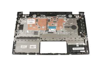 Keyboard incl. topcase DE (german) silver/silver with backlight original suitable for HP Pavilion x360 14-cd0300