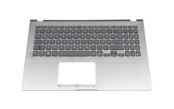 Keyboard incl. topcase DE (german) white/silver original suitable for Asus ExpertBook P1 P1510CDA