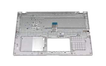 Keyboard incl. topcase DE (german) white/silver original suitable for Asus ExpertBook P1 P1510CDA