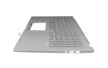 Keyboard incl. topcase DE (german) white/silver original suitable for Asus VivoBook 15 D509DA