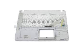 Keyboard incl. topcase DE (german) white/white ODD mount included original suitable for Asus VivoBook A540LA