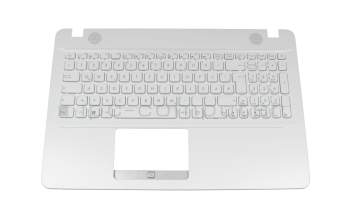 Keyboard incl. topcase DE (german) white/white original suitable for Asus VivoBook Max X541SA