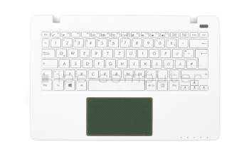Keyboard incl. topcase DE (german) white/white original suitable for Asus X200MA