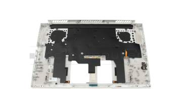 Keyboard incl. topcase DE (german) white/white with backlight original suitable for Acer ConceptD 3 Ezel (CC315-73G)