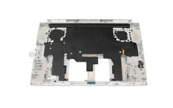 Keyboard incl. topcase DE (german) white/white with backlight original suitable for Acer ConceptD 3 Ezel Pro (CC315-72P)