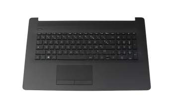 Keyboard incl. topcase FR (french) black/black original suitable for HP 17-by4000