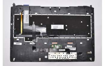 Keyboard incl. topcase FR (french) black/black with backlight original suitable for Asus ROG G750JH