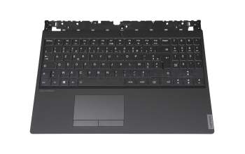 Keyboard incl. topcase FR (french) black/black with backlight original suitable for Lenovo Legion Y540-15IRH-PG0 (81SY)
