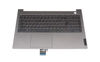 Keyboard incl. topcase FR (french) black/grey with backlight original suitable for Lenovo ThinkBook 15 G4 IAP (21DJ)