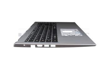 Keyboard incl. topcase FR (french) black/silver original suitable for Acer Aspire 3 (A315-58G)