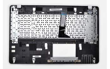Keyboard incl. topcase FR (french) black/silver original suitable for Asus F750LB