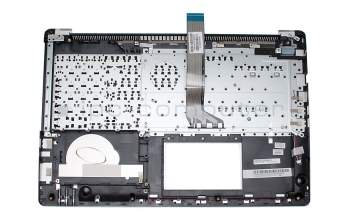 Keyboard incl. topcase FR (french) black/silver original suitable for Asus R553LN