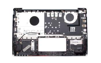 Keyboard incl. topcase FR (french) black/silver original suitable for Asus VivoBook X202E