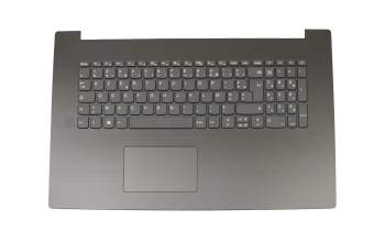 Keyboard incl. topcase FR (french) grey/grey original suitable for Lenovo IdeaPad 320-17AST (80XW)