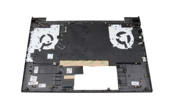 Keyboard incl. topcase FR (french) silver/black with backlight original suitable for HP Victus 16-e0000