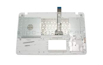 Keyboard incl. topcase FR (french) white/white original suitable for Asus F751LD