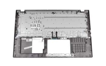 Keyboard incl. topcase GR (greek) black/grey original suitable for Asus VivoBook 15 X509FB