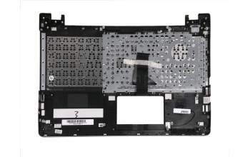 Keyboard incl. topcase GR (greek) black/silver original suitable for Asus S56CA