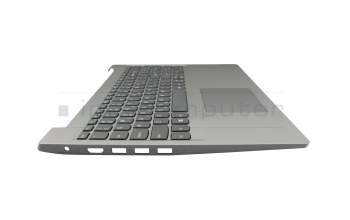 Keyboard incl. topcase GR (greek) dark grey/grey original suitable for Lenovo IdeaPad S145-15API (81V7)