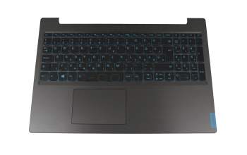 Keyboard incl. topcase HU (hungarian) black/black with backlight original suitable for Lenovo IdeaPad L340-15IRH (81TR)