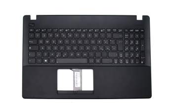 Keyboard incl. topcase IT (italian) black/black original suitable for Asus F551CA