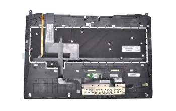 Keyboard incl. topcase IT (italian) black/black with backlight original suitable for Asus ROG G750JH