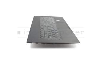 Keyboard incl. topcase ND (nordic) black/black with backlight original suitable for Lenovo Yoga 3 Pro-1370 (80HE)