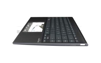 Keyboard incl. topcase PO (portuguese) anthracite/grey with backlight original suitable for Asus UM425UA