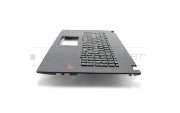 Keyboard incl. topcase SF (swiss-french) black/black with backlight original suitable for Asus TUF FX753VD