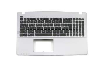 Keyboard incl. topcase SF (swiss-french) black/grey original suitable for Asus A550VB