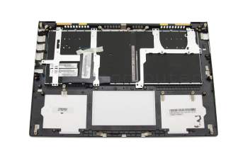 Keyboard incl. topcase SF (swiss-french) black/silver with backlight original suitable for Asus ZenBook UX32V