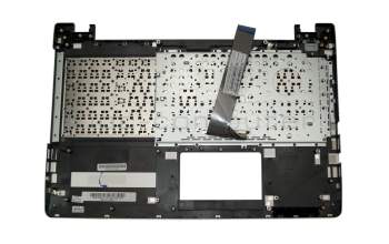 Keyboard incl. topcase SLO (slovak) black/silver original suitable for Asus K56CM