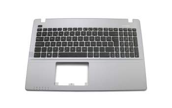Keyboard incl. topcase SP (spanish) black/grey original suitable for Asus F552EA