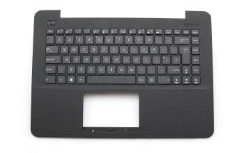 Keyboard incl. topcase UK (english) black/black original suitable for Asus X455